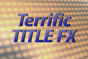 Text title effect example 5 from 3D Six-Pack video transition plugin