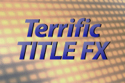 Text title effect example 4 from 3D Six-Pack video transition plugin