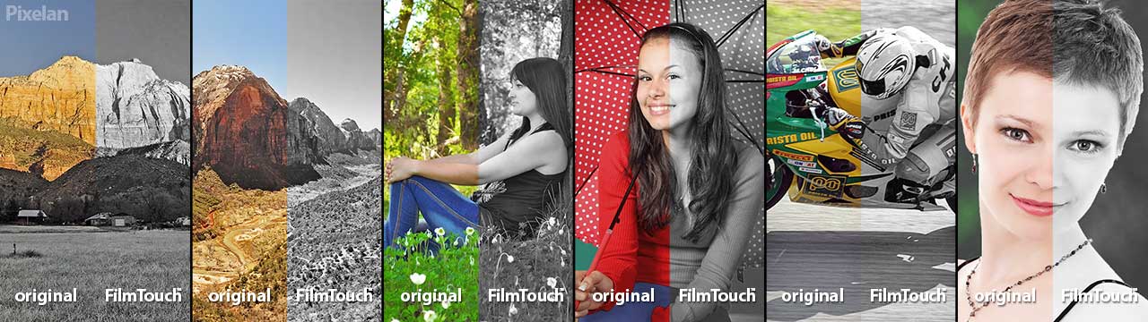 FilmTouch film look effects -- preset example